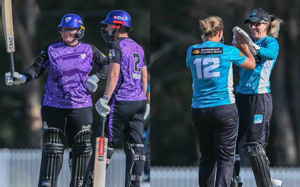 Hobart Hurricanes W vs Brisbane Heat W 10th T20 Live Score: HBH-W won by 16 runs (DLS METHOD) 1 Hobart Hurricanes W vs Brisbane Heat W 10th T20 Live Score