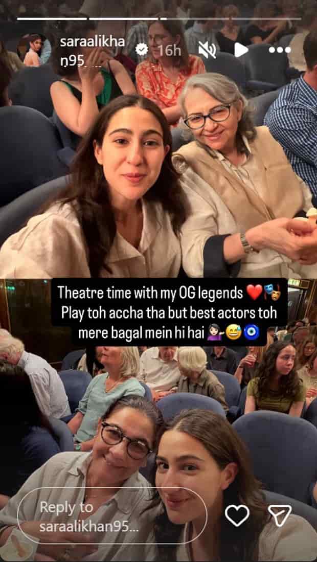 Sara Ali Khan's Sweet Family Post With Amrita Singh and Sharmila Tagore Goes Viral; Calls Them 'My OG Legends' 1 Sara Ali Khan's Sweet Family Post With Amrita Singh